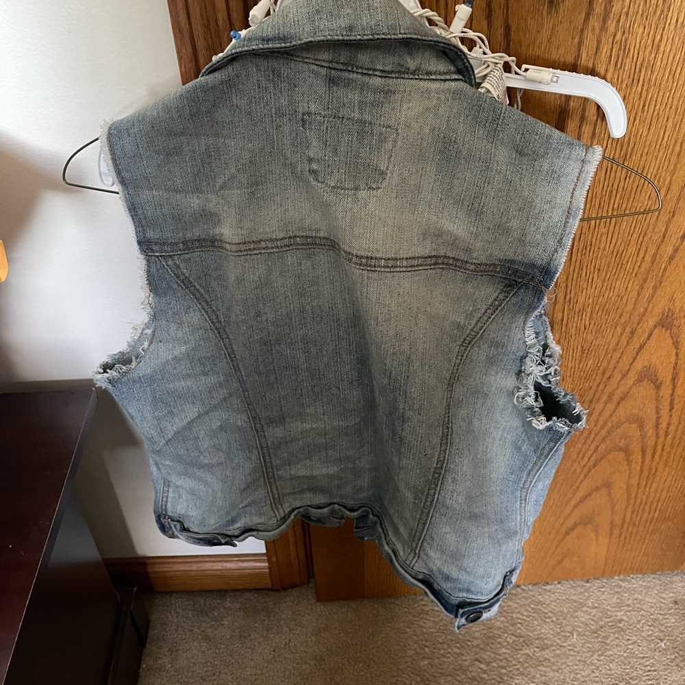 Stars and Stripes denim vest
